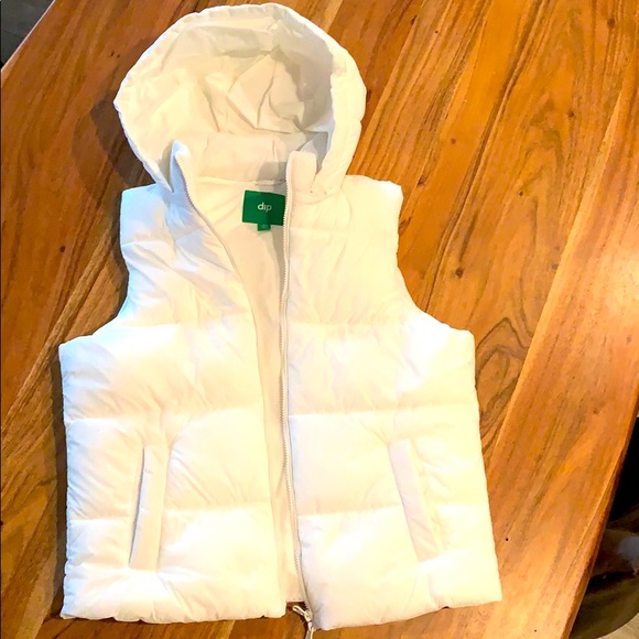 dip Jackets & Blazers - Women’s White Puffy Vest
